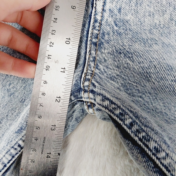 We The Free Free People 27 High Rise My Own Lane Distressed Jeans P3397 - Picture 9 of 12